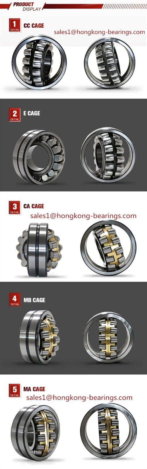 23220 CCK/W33 Bearing Spherical Roller Bearings